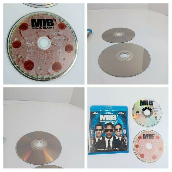 MIB 3 Men In Black 3 Blu-Ray + DVD -Will Smith -Tommy Lee **MINOR WEAR - Picture 12 of 14